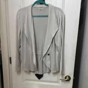 Maurices Cream Blazer Structured Shoulders Professional